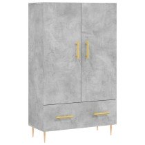 Highboard Smoked Oak 69.5x31x115 cm Engineered Wood