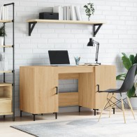 Desk White 140x50x75 cm...
