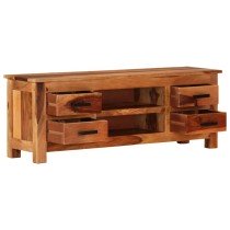 TV Cabinet 110x30x40 cm Solid Sheesham Wood