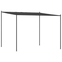 Gazebo Anthracite 3x3 m 180 g/m  Fabric and Steel