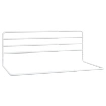 Toddler Safety Bed Rail White (76-137)x55 cm Iron