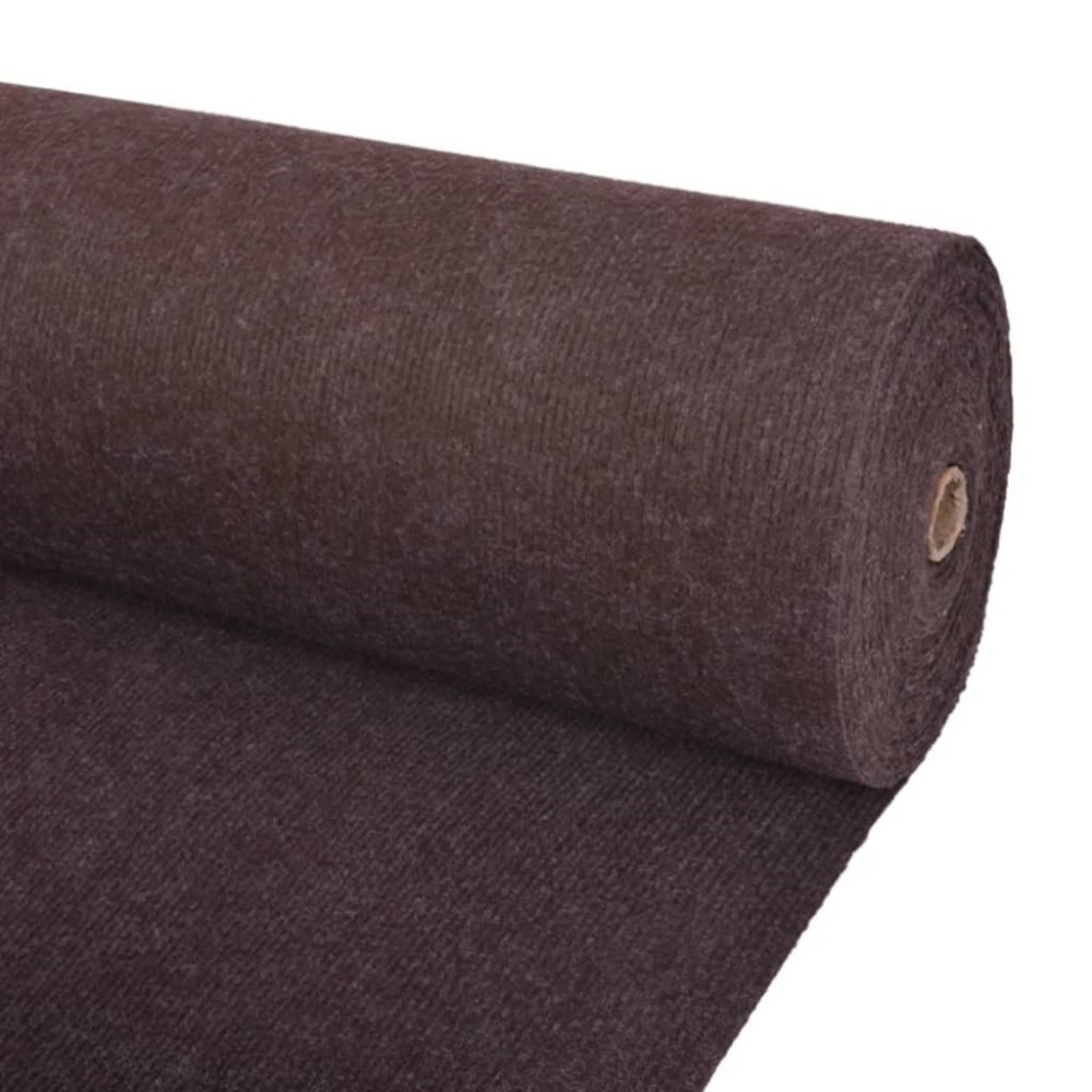 Exhibition Carpet Rib 2x15 m Brown