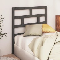 Bed Headboard White 166x4x100 cm Solid Wood Pine