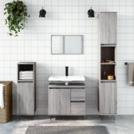 Badschrank Grau Sonoma...
