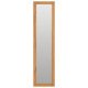 Wall Mirror with Shelves 30x30x120 cm Solid Teak Wood