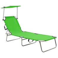 Folding Sun Lounger with...