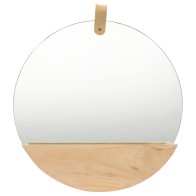 Wall Mirror Solid Pinewood...