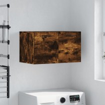 Wall Cabinet Smoked Oak 100x36.5x35 cm Engineered Wood