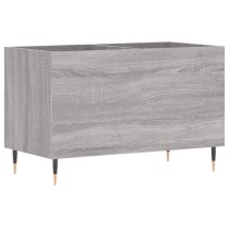 Record Cabinet Grey Sonoma 74.5x38x48 cm Engineered Wood