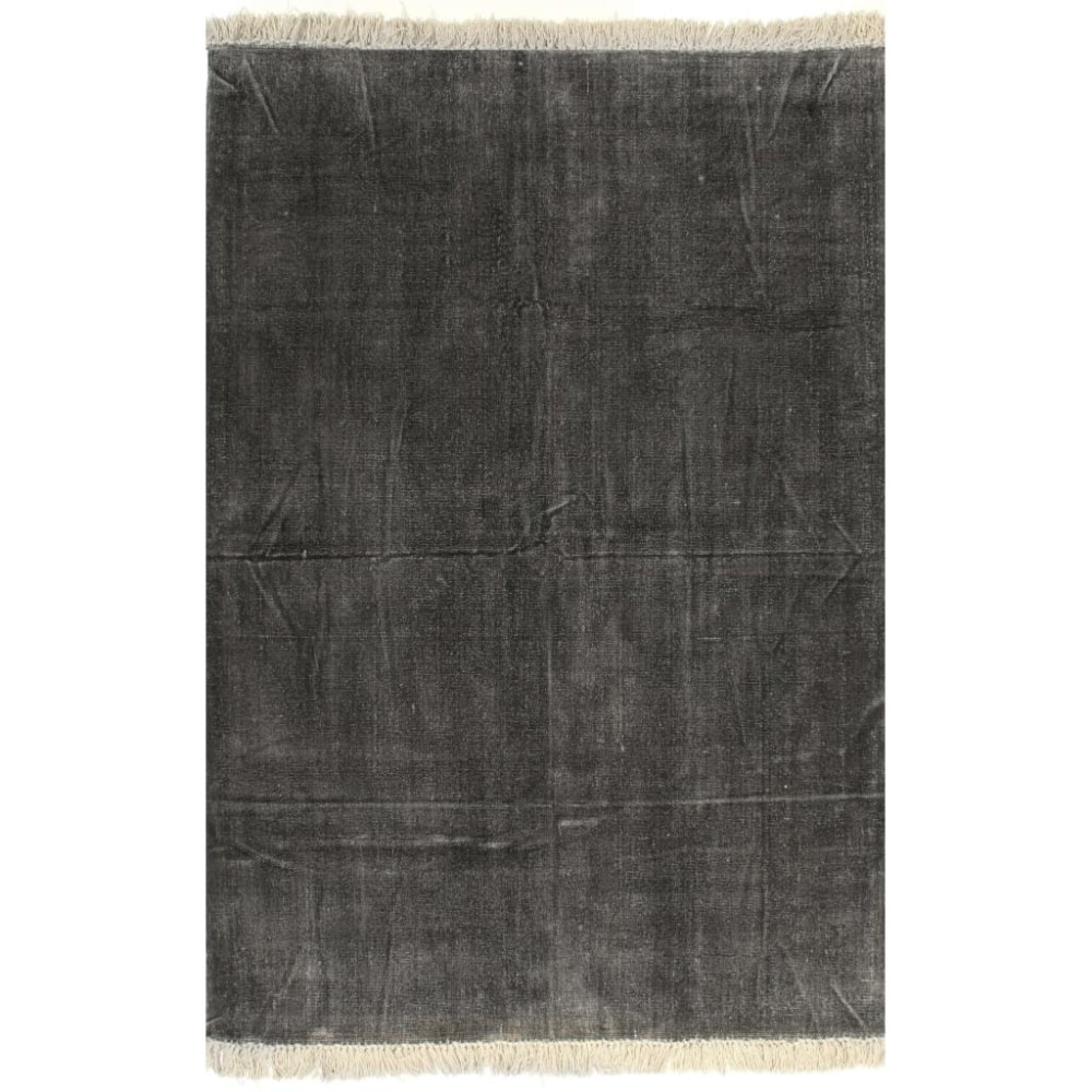 Kilim Rug Cotton 160x230 cm Blue