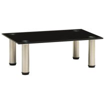 TV-Tisch 60x35x17 cm Transparentes Hartglas