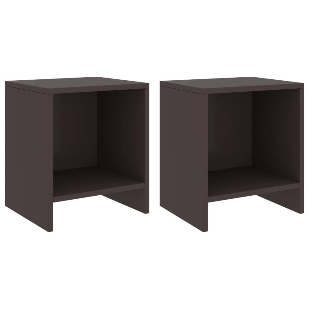 Bedside Cabinets 2 pcs Honey Brown 35x30x40 cm Solid Pinewood