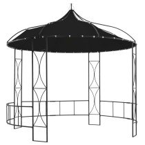 Gazebo 300x290 cm Taupe Round