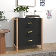 Sideboard Black 62x38x70 cm...