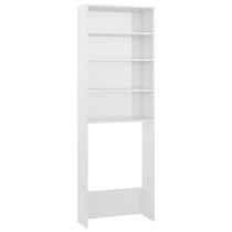 Waschmaschinenschrank Betongrau 64x24x190 cm