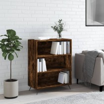 Bookcase White 69.5x32.5x90 cm Engineered Wood