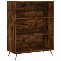 Bookcase White 69.5x32.5x90 cm Engineered Wood