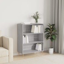 Bookcase Brown Oak 69.5x32.5x90 cm Engineered Wood