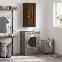 Wall Mounted Cabinet Grey Sonoma 34.5x34x90 cm Engineered Wood