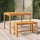 Garden Dining Table 200x90x74 cm Solid Wood Acacia