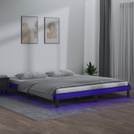 LED Bed Frame Grey 150x200...