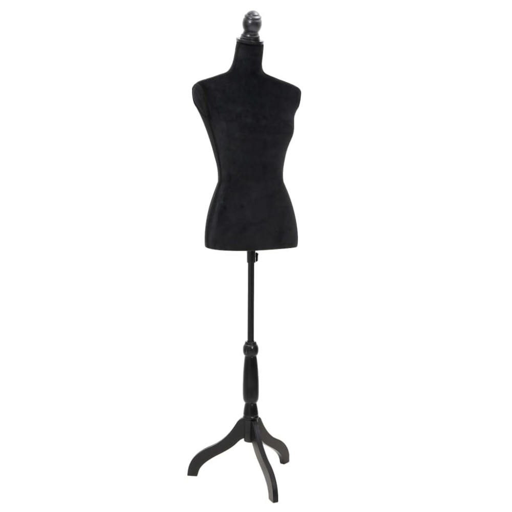 Ladies Bust Display Mannequin Linen With Stripes