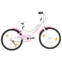 Kids Bike 18 inch Pink and White