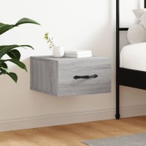 Wall-mounted Bedside Cabinet Concrete Grey 35x35x20 cm