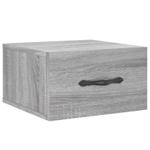 Wall-mounted Bedside Cabinet Concrete Grey 35x35x20 cm
