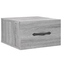 Wall-mounted Bedside Cabinet Concrete Grey 35x35x20 cm