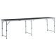 Foldable Camping Table Aluminium 240x60 cm