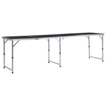 Klappbarer Campingtisch Aluminium 120 x 60 cm