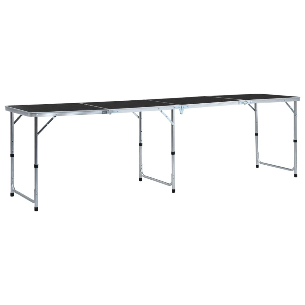 Klappbarer Campingtisch Aluminium 120 x 60 cm