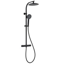 SCH TTE Overhead Shower Set MADURA FRESH Matt Black