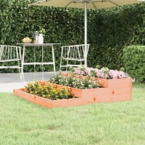 Planter 107x107x27 cm Solid Wood Pine