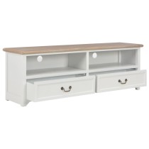 TV-Schrank Weiß 120x30x40 cm Holz