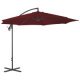 Cantilever Umbrella with Steel Pole 300 cm Anthracite