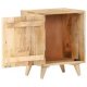 Carved Bedside Cabinet 40x30x50 cm Solid Mango Wood