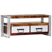 TV Cabinet 90x30x40 cm Solid Reclaimed Wood