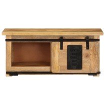 TV Cabinet 90x35x40 cm Solid Mango Wood