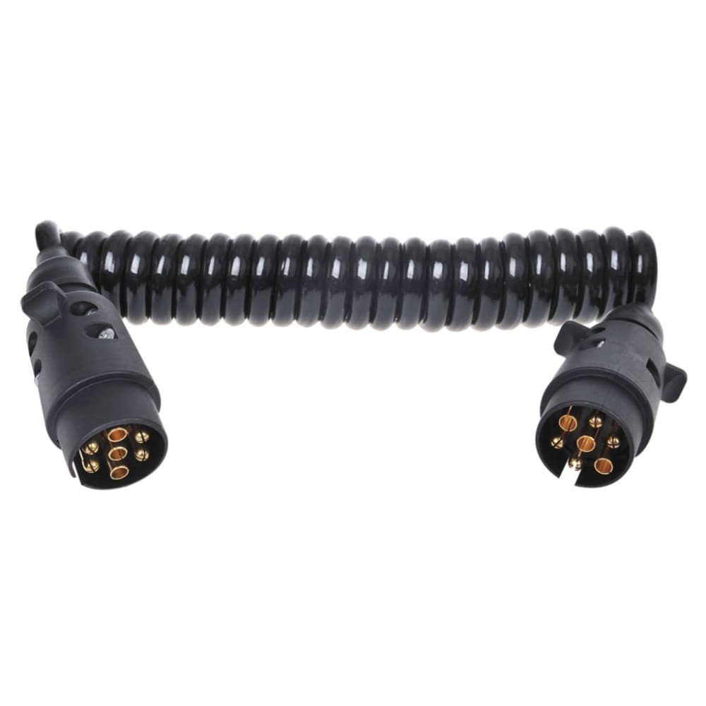 ProPlus Spiral Cable 3 m with 2x7-pin Plug