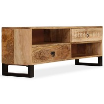 TV Cabinet Solid Mango Wood 120x30x40 cm