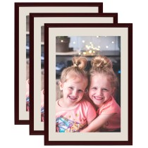 Photo Frames Collage 10 pcs for Table Gold 10x15 cm MDF