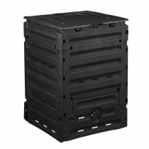 Nature Compost Bin Black 1200 L 6071483