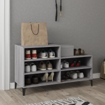 Shoe Cabinet Sonoma Oak 102x36x60 cm Engineered Wood