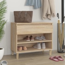 Shoe Cabinet Brown Oak...