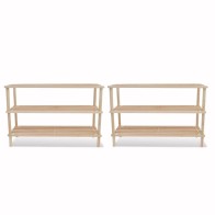 3-Tier Shoe Racks 2 pcs...