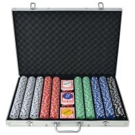 Poker Set with 1000 Chips...