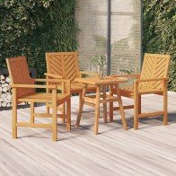 Garden Dining Chairs 4 pcs...