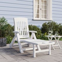 Folding Sun Lounger with Wheels Anthracite PP